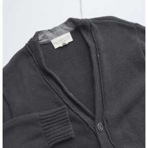 Ralph Lauren Denim & Supply Men's Cardigan‎ Sweater Size M Stretch Black Cotton